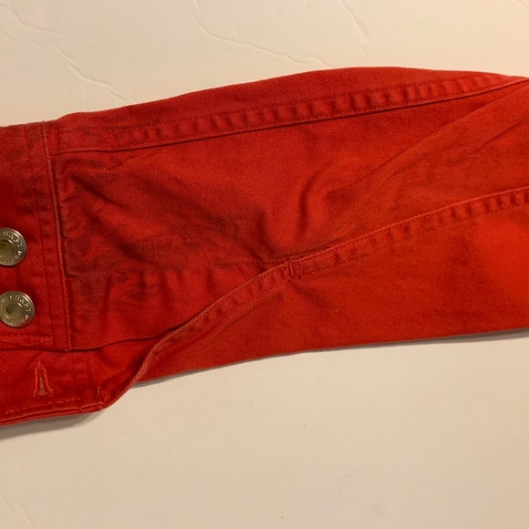 Chaps/Jean jacket/red/preowned/small/(Correction made on brand and size) - Picture 5 of 5